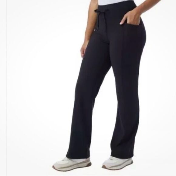 🛍️ 32 Degrees Cool Ladies' Mini Rib Flare Pant size M 💥 - Picture 2 of 8